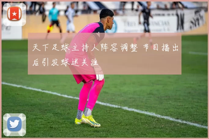 天下足球主持人阵容调整 节目播出后引发球迷关注